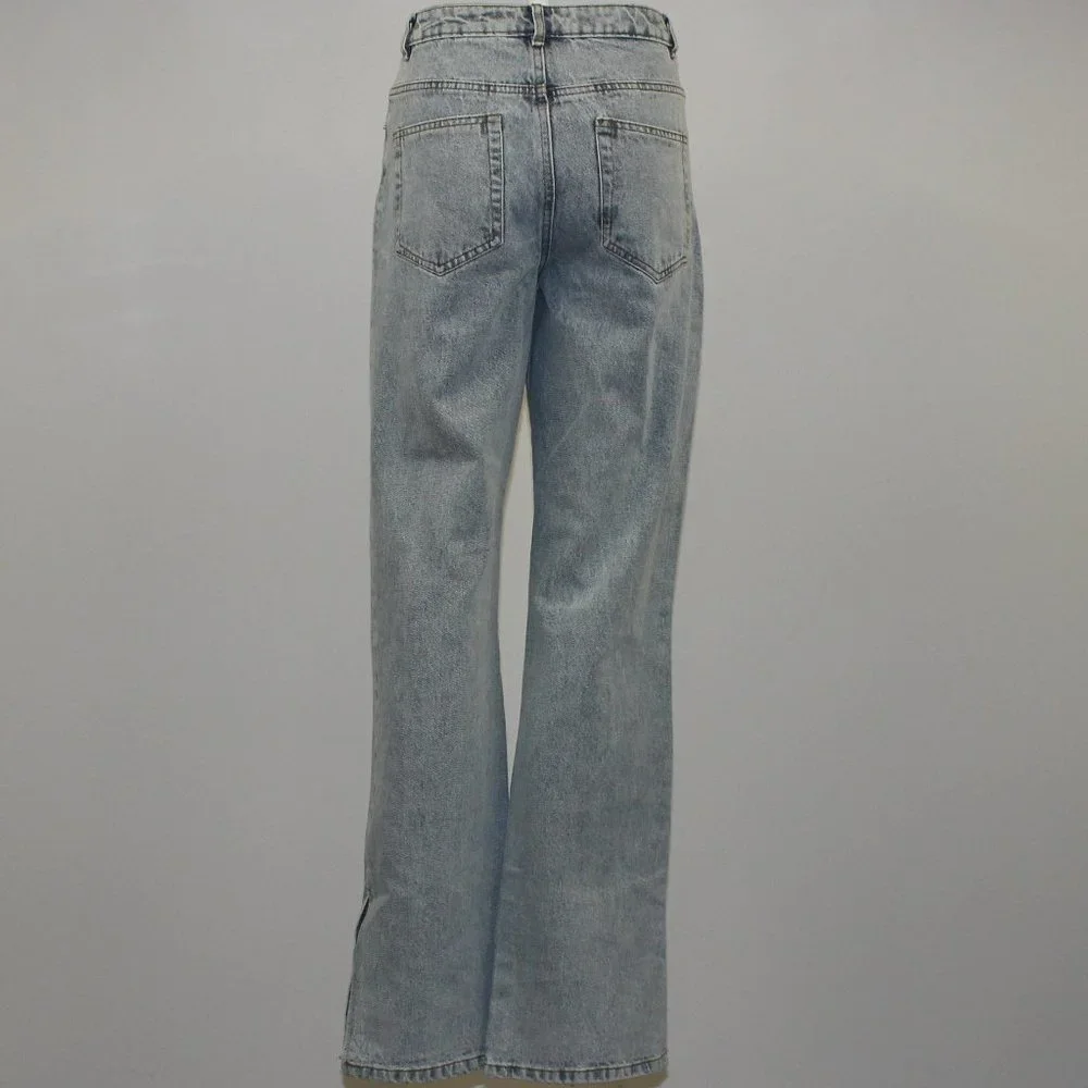 High Rise Vintage Wash Jeans - Picture 3 of 4